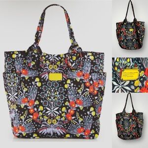 Marc By Marc Jacobs | Nylon Maddy Botanical Tote Quilted Floral Pockets Shopper